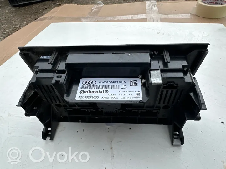 Audi Q3 8U Ilmastoinnin ohjainlaite 8U0820043D