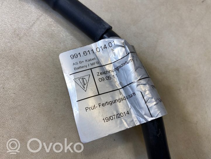 Porsche 911 991 Cavo negativo messa a terra (batteria) 991 611 014 01