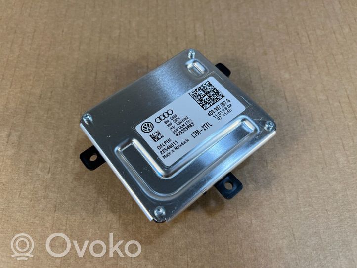 Volkswagen PASSAT B8 Module de contrôle de ballast LED 4G0907697G