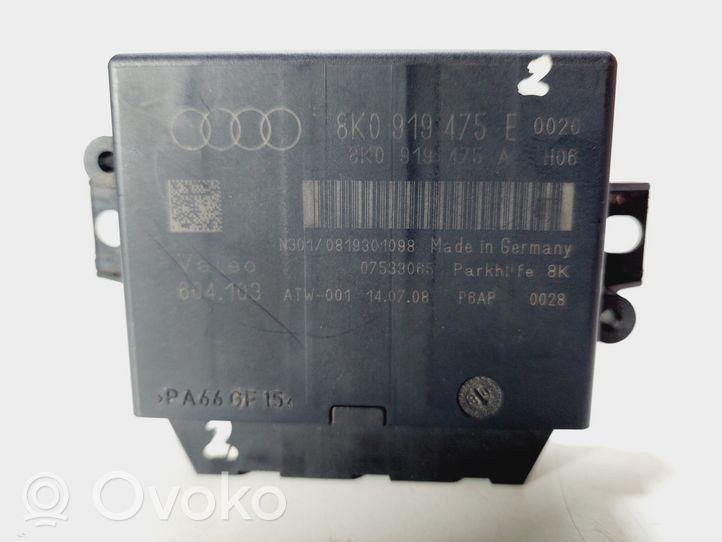 Audi A4 S4 B8 8K Unité de commande, module PDC aide au stationnement 8K0919475E