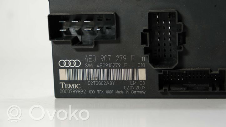 Audi A8 S8 D3 4E Mukavuusmoduuli 4E0907279E