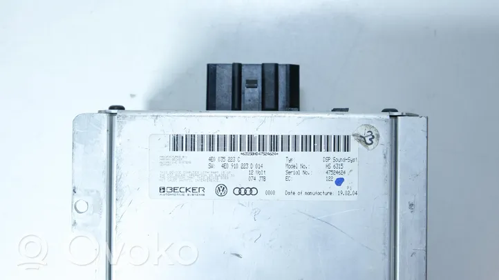 Audi A8 S8 D3 4E Amplificatore 4E0035223C