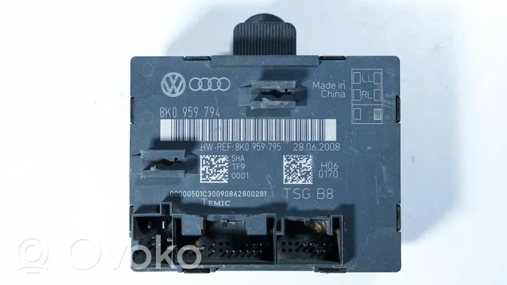 Audi A4 S4 B8 8K Unité de commande module de porte 8K0959794