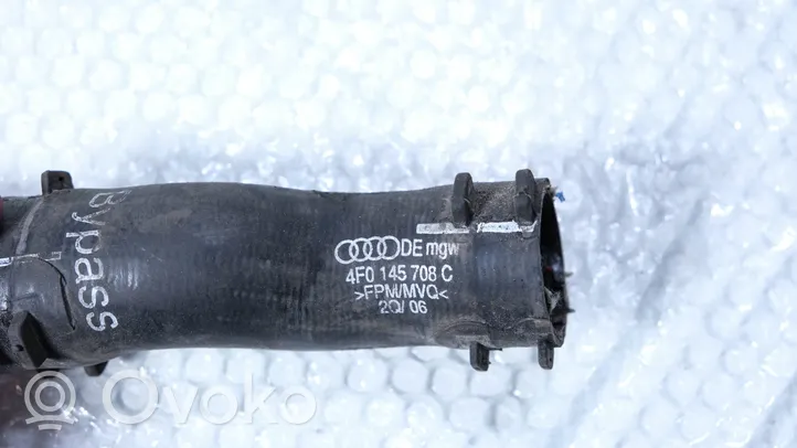Audi A6 S6 C6 4F Tube d'admission de tuyau de refroidisseur intermédiaire 4F0145708C
