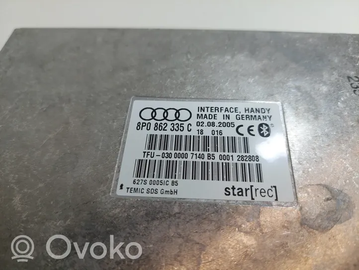 Audi A4 S4 B7 8E 8H Module unité de contrôle Bluetooth 8P0862335C