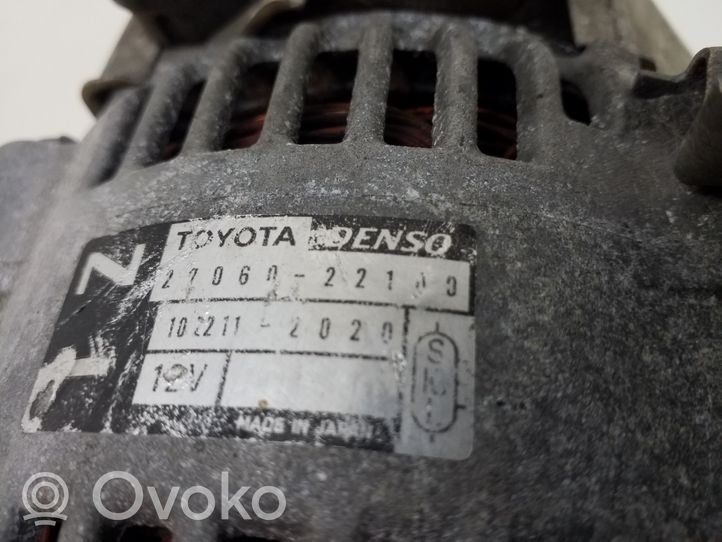 Toyota Corolla Verso E121 Generatore/alternatore 2706022100