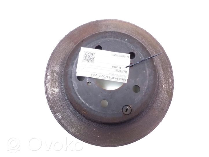 Toyota RAV 4 (XA40) Tarcza hamulca tylnego 4243142060