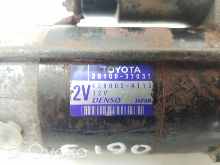 Toyota RAV 4 (XA30) Käynnistysmoottori 2810037031