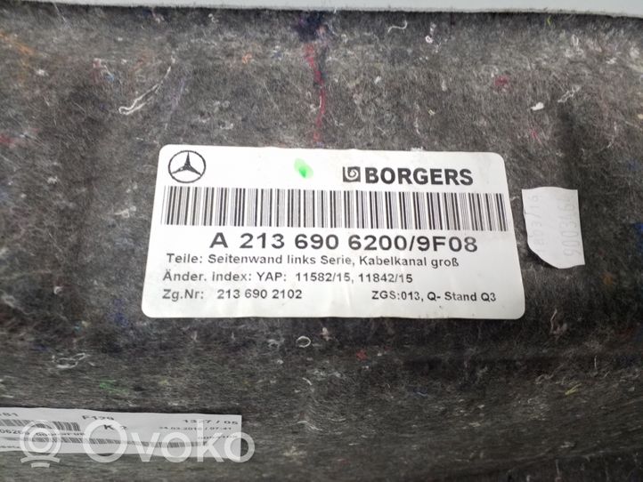 Mercedes-Benz E W213 Tavaratilan sivuverhoilu A21369062009F08