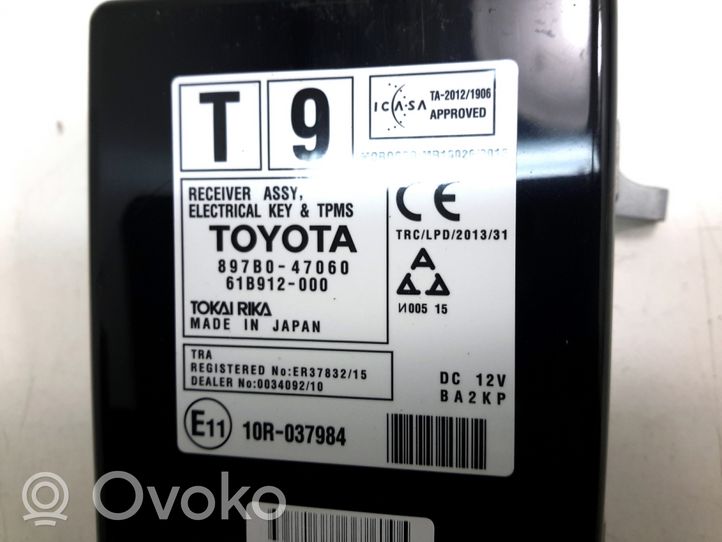 Toyota Prius (XW50) Autres relais 897B047060