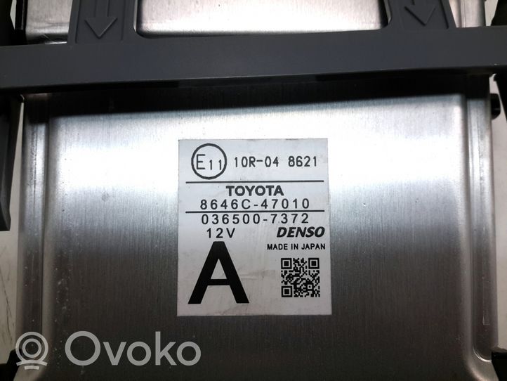 Toyota Prius (XW50) Caméra pare-brise 8646C47010