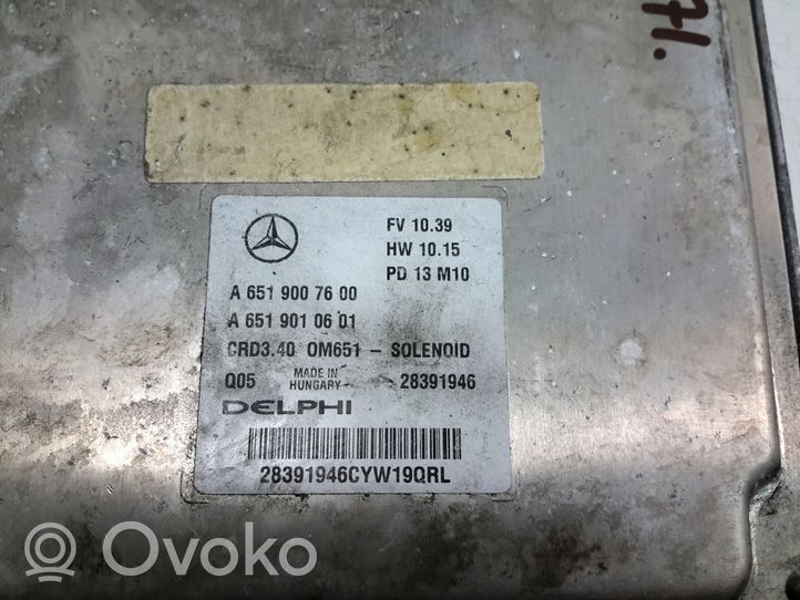 Mercedes-Benz B W246 W242 Kit centralina motore ECU e serratura 