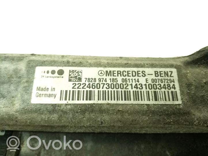 Mercedes-Benz S W222 Przekładnia kierownicza / Maglownica A2224607300