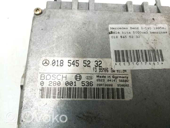 Mercedes-Benz S W140 Calculateur moteur ECU A0185455232