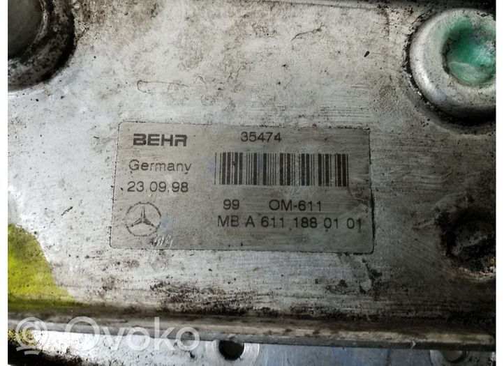 Mercedes-Benz E W210 Support de filtre à huile A6111880101