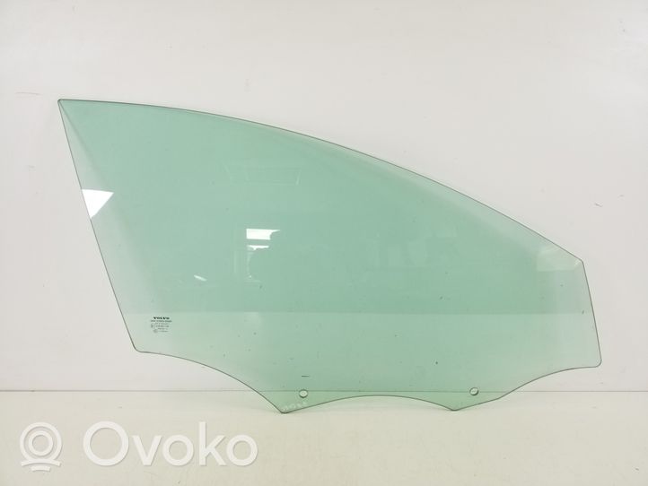 Volvo V60 Front door window glass four-door 31385413