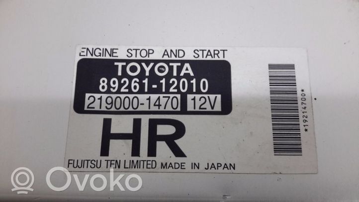 Toyota Auris 150 Autres relais 8926112010
