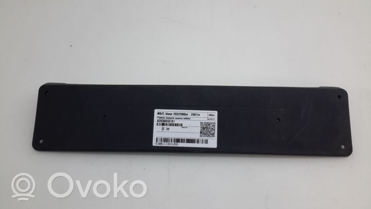 Mercedes-Benz C W203 Cornice porta targa A2038850181