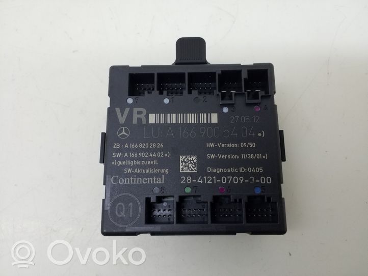 Mercedes-Benz ML W166 Door control unit/module A1669005404