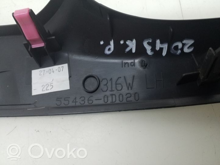 Toyota Yaris Panelės apdaila 554360D020