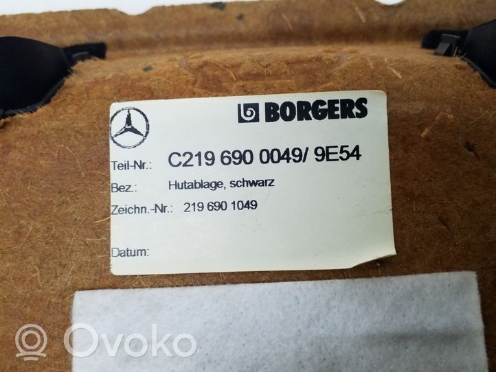 Mercedes-Benz CLS C219 Półka tylna bagażnika A2196900049