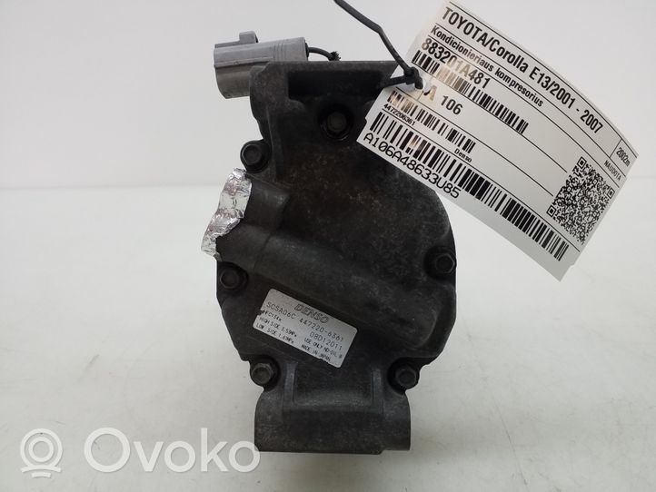 Toyota Corolla E120 E130 Compresor (bomba) del aire acondicionado (A/C)) 883201A481