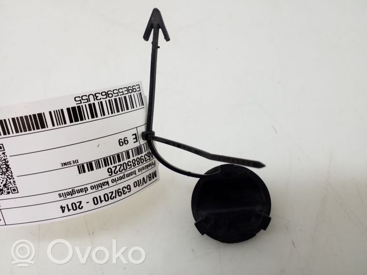 Mercedes-Benz Vito Viano W639 Tappo/coprigancio di traino anteriore A6398850226