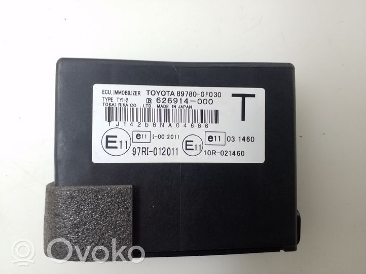 Toyota Verso Kit centralina motore ECU e serratura 