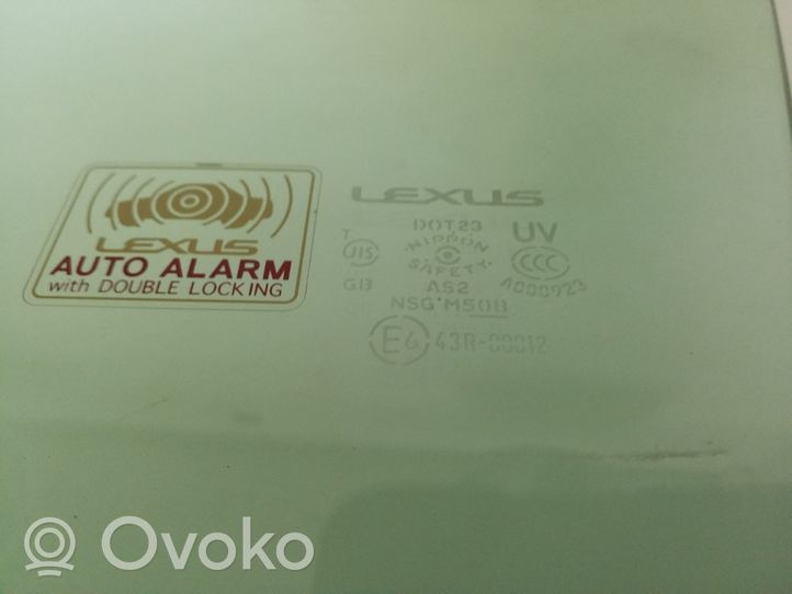 Lexus IS 220D-250-350 Szyba drzwi 6810253051