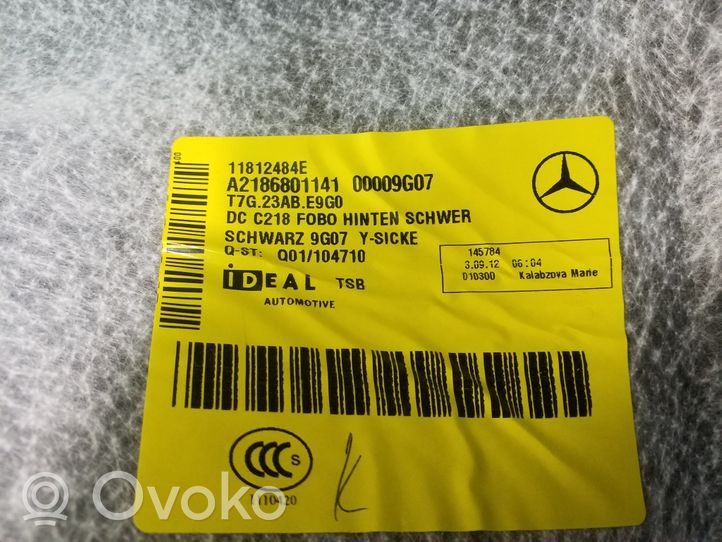 Mercedes-Benz CLS C218 X218 Wykładzina podłogowa tylna A21868011419G07