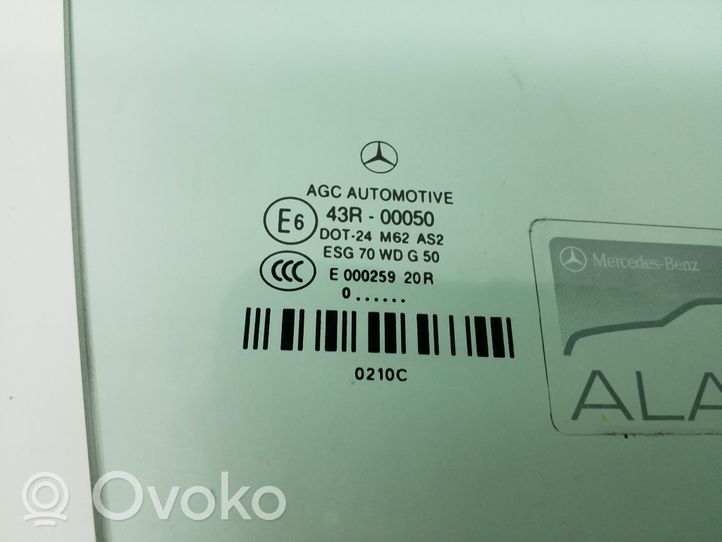 Mercedes-Benz E C207 W207 Etuoven ikkunalasi, coupe A2077250210