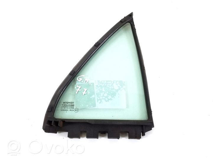 Toyota Corolla E120 E130 Rear vent window glass 68124-02060