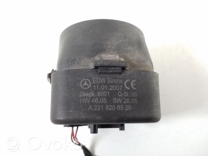 Mercedes-Benz S W221 Allarme antifurto A2218208526