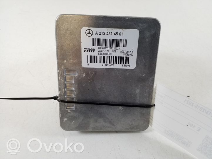 Mercedes-Benz E W213 Pompe ABS A2134314501