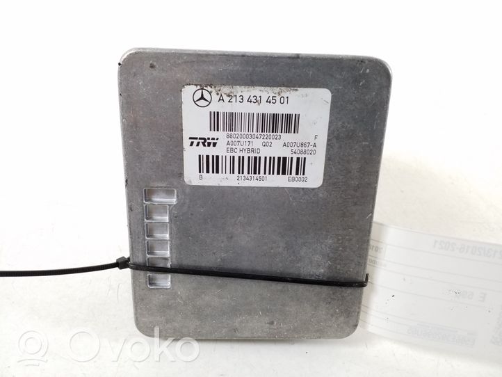 Mercedes-Benz E W213 Pompe ABS A2134314501