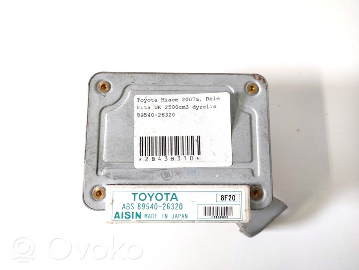 Toyota Hiace (H200) Moduł / Sterownik ESP 89540-26320