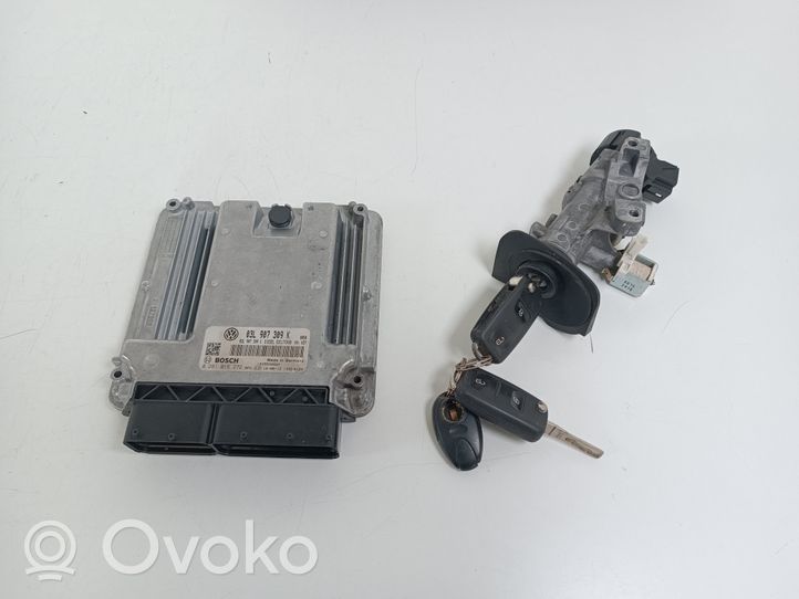 Volkswagen Transporter - Caravelle T5 Kit centralina motore ECU e serratura 