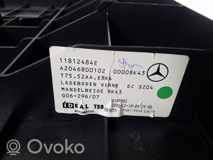 Mercedes-Benz C W204 Trunk/boot mat liner A2046800102