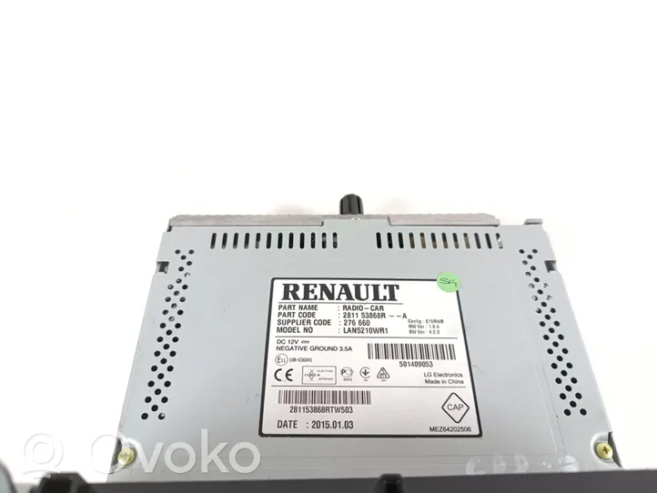 Renault Clio IV Panel / Radioodtwarzacz CD/DVD/GPS 281153868R