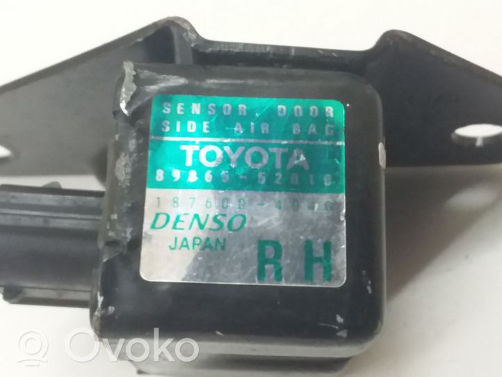 Toyota Yaris Sensore d’urto/d'impatto apertura airbag 8986552010