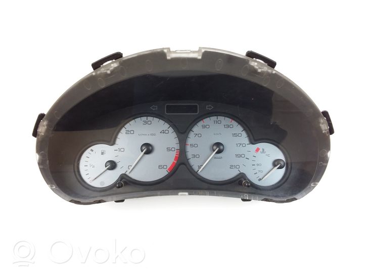 Peugeot 206 Compteur de vitesse tableau de bord 9652246380