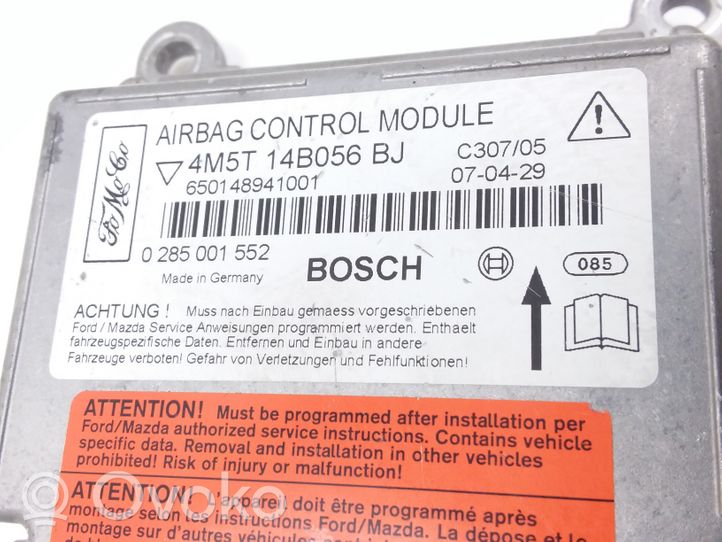 Ford Focus Airbag control unit/module 4M5T14B056BJ