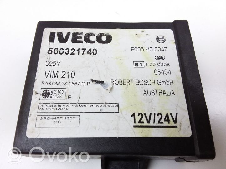 Iveco Daily 35 - 40.10 Moduł / Sterownik immobilizera 500321740