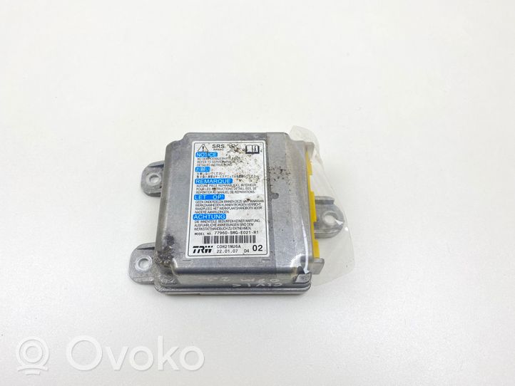 Honda Civic Airbag control unit/module 77960SMGE021M1