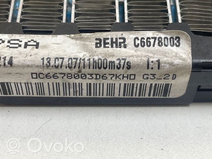 Opel Astra H Elektrinis salono pečiuko radiatorius C6678003