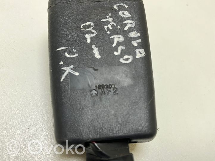 Toyota Corolla Verso E121 Front seatbelt buckle 12030