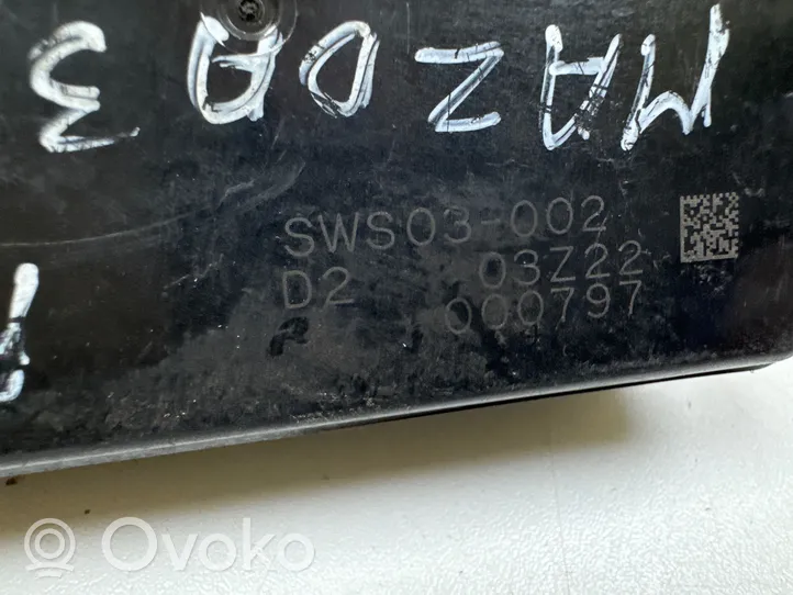 Mazda 3 I Sensore di pressione del sedile SWS03002