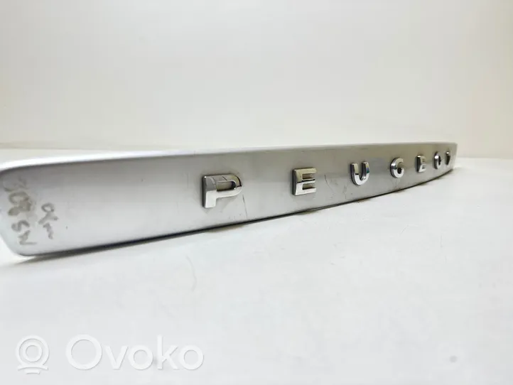 Peugeot 308 Éclairage de plaque d'immatriculation PGH0081