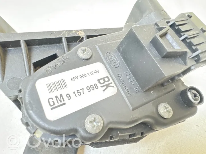 Opel Astra H Accelerator throttle pedal 9157998