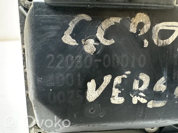Toyota Corolla Verso E121 Valvola a farfalla 220300D010